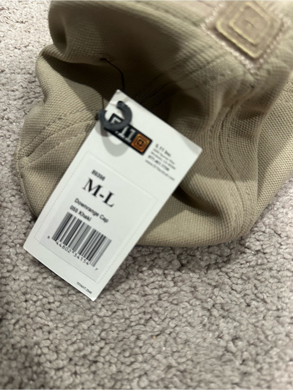 5.11 downrange m/l khaki cap - Picture 2 of 3